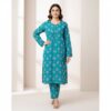 Blue Paisley Grace Lawn Suit