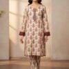 Ivory Printed Lawn