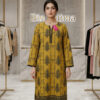 Mustard Yellow Printed Lawn 2 Piece Suit